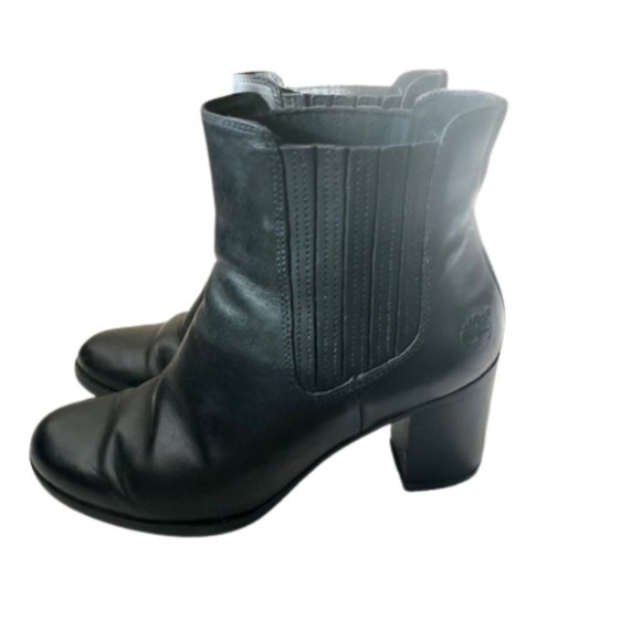 Timberland Atlantic Heights Covered Gore Chelsea Ankle Boots Black - 7.5 - Picture 6 of 16